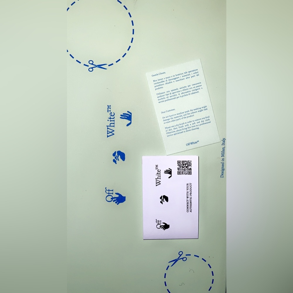 Offwhites,Scan Bar Code For Authentication,Bar Co… - image 1